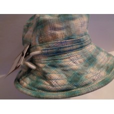 NWT Carhartt Mujer&apos;s Hamtramck Bucket Hat Mint Plaid Cotton OSFA Reversable 886859079134 eb-11650454